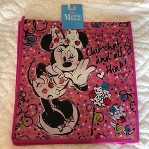 Disney Minnie Mouse Pink Polka Dot Reusable Shopping Tote Bag